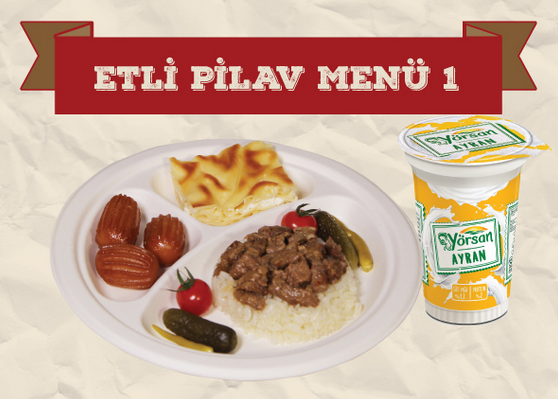 Etli Pilav Menü